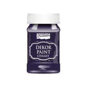Pentart Dekor krétafesték 100 ml padlizsán - 38785