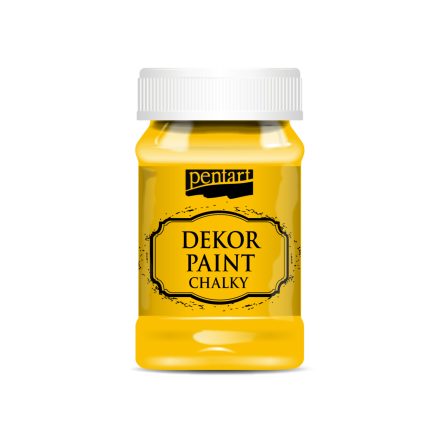 Pentart Dekor krétafesték 100 ml napsárga - 38786