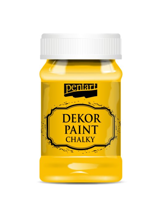 Pentart Dekor krétafesték 100 ml napsárga - 38786