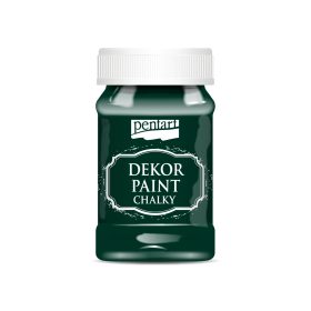 Pentart Dekor krétafesték 100 ml fenyőzöld - 38788