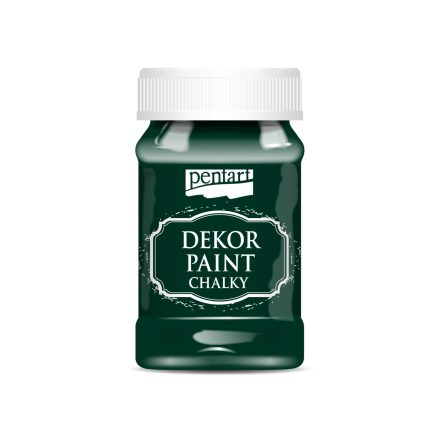 Pentart Dekor krétafesték 100 ml fenyőzöld - 38788