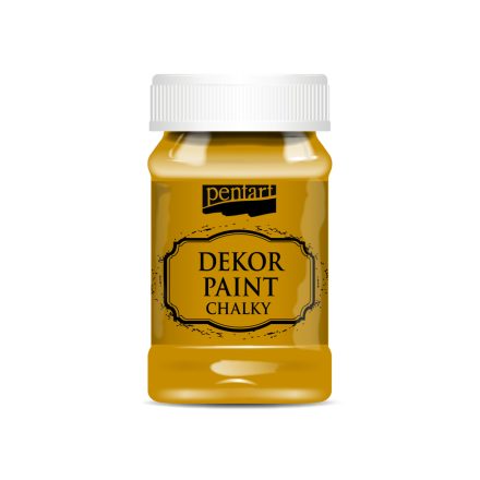 Pentart Dekor krétafesték 100 ml mustársárga - 38790