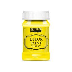 Pentart Dekor krétafesték 100 ml citromsárga - 38792