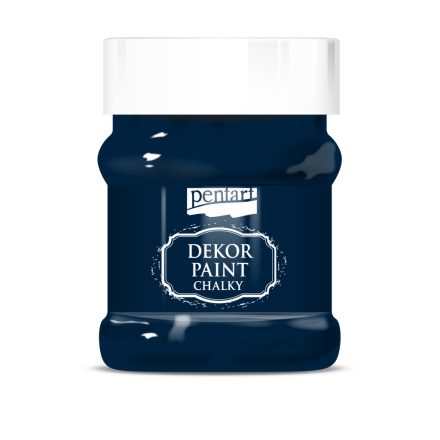 Pentart Dekor krétafesték 230 ml tengerészkék - 38797