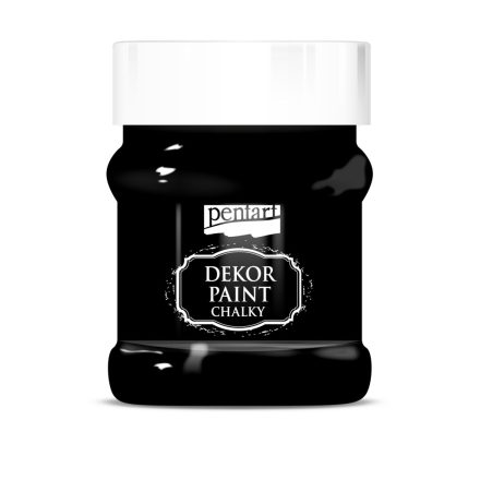 Pentart Dekor krétafesték 230 ml ébenfekete - 38799