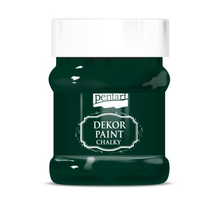 Pentart Dekor krétafesték 230 ml fenyőzöld - 38804