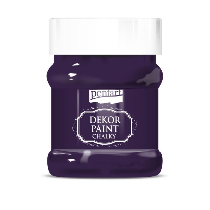 Pentart Dekor krétafesték 230 ml püspöklila - 38807
