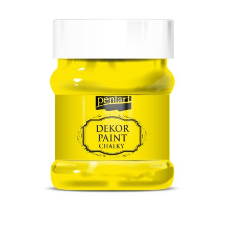 Pentart Dekor krétafesték 230 ml citromsárga - 38808