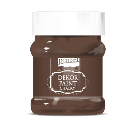Pentart Dekor krétafesték 230 ml gesztenyebarna - 38811