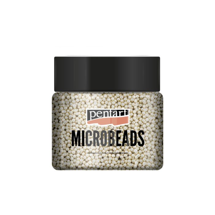 Pentart Szórógyöngy 0,8-1 mm 40 g  pezsgő - 38974