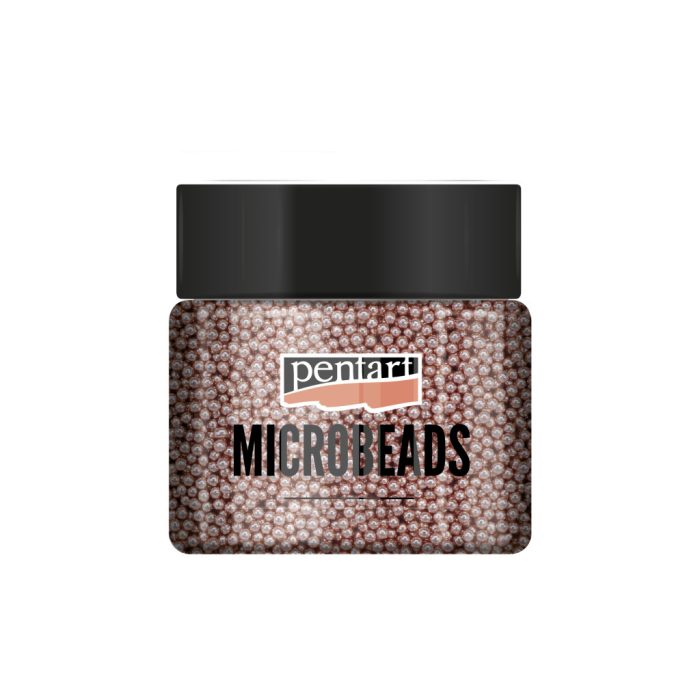 Pentart Szórógyöngy 0,8-1 mm 40 g  rózsaarany - 38982