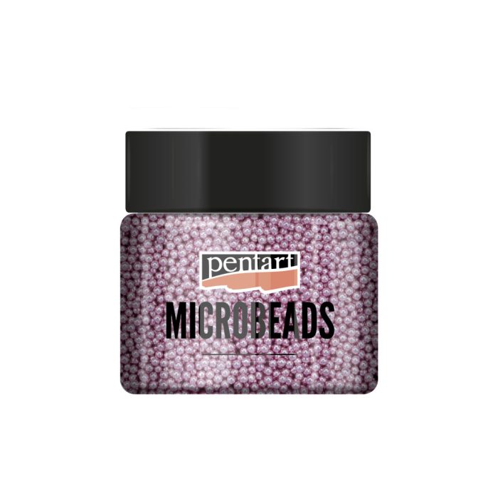 Pentart Szórógyöngy 0,8-1 mm 40 g  pink - 38989