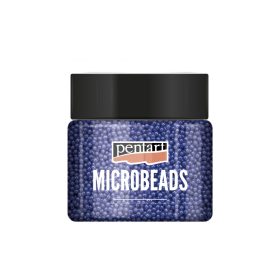 Pentart Szórógyöngy 0,8-1 mm 40 g  acélkék - 38995