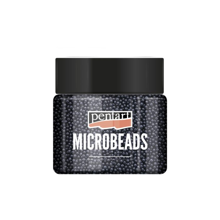 Pentart Szórógyöngy 0,8-1 mm 40 g  fekete - 38999