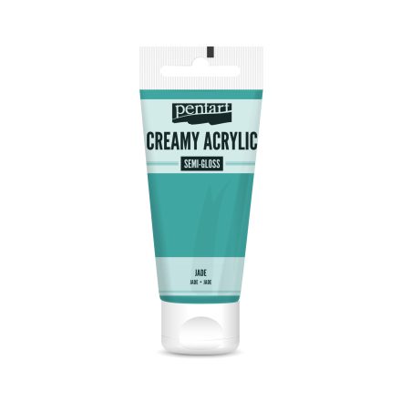 Pentart Krémes akrilfesték selyemfényű 200 ml jáde - 39011