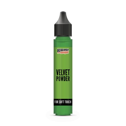 Pentart Bársonypor világoszöld  min. 4 g - 39179