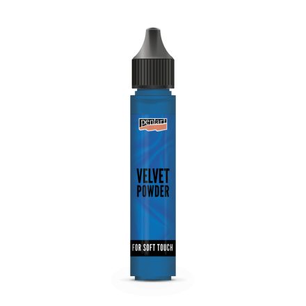 Pentart Bársonypor kék min. 3 g - 39182