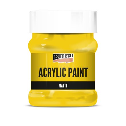 Pentart Matt akrilfesték 230 ml napsárga - 3950