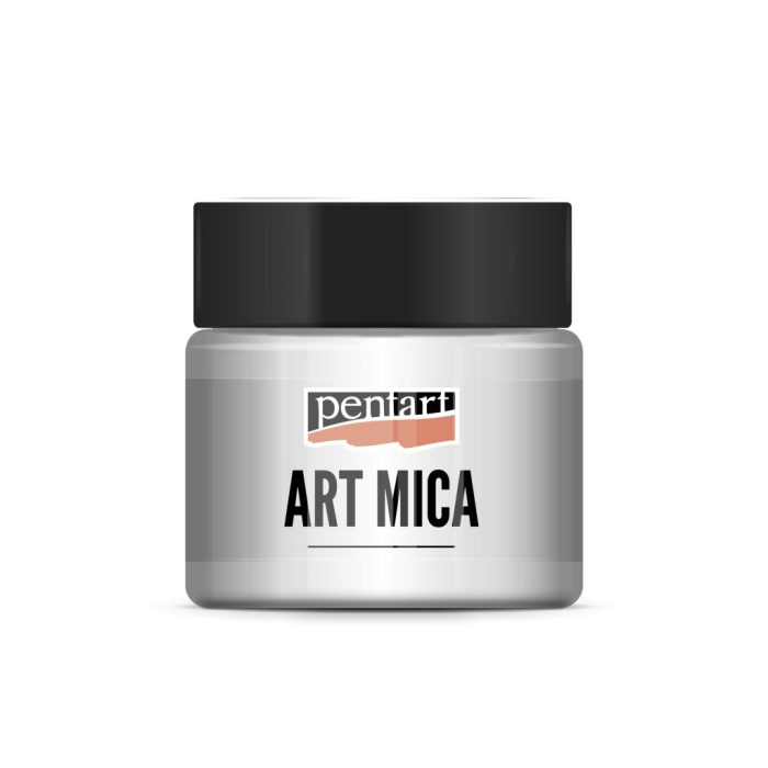 Pentart Art Mica gyöngyházfehér  min. 9 g - 40074