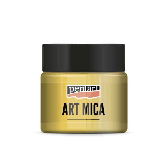 Pentart Art Mica sárga min. 9 g - 40092