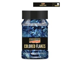 Pentart Színes fólia pehely min. 1 g, kék - 40102