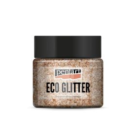 Pentart Eco Glitter rózsaarany, finom min. 15 g - 41120