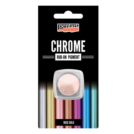Pentart Rub-on pigment chrome effect 0,5 g rózsaarany - 41351