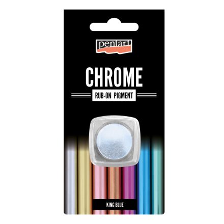Pentart Rub-on pigment chrome effect 0,5 g királykék - 41353