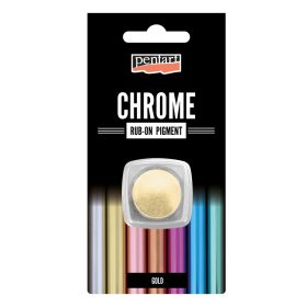 Pentart Rub-on pigment chrome effect 0,5 g arany - 41356