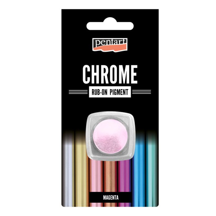 Pentart Rub-on pigment chrome effect 0,5 g magenta - 41357