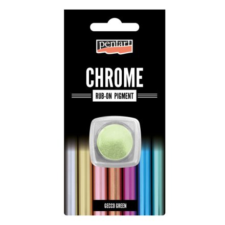 Pentart Rub-on pigment chrome effect 0,5 g gekkózöld - 41358