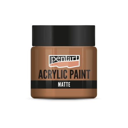 Pentart Matt akrilfesték 50 ml vörösbarna agyag - 4323