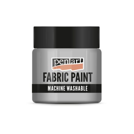 Pentart Textilfesték metál 50 ml ezüst - 44398