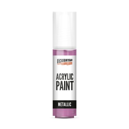 Pentart Metál akrilfesték 20 ml világoslila - 6235