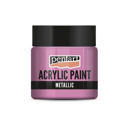 Pentart Metál akrilfesték 50 ml metál világoslila - 6240