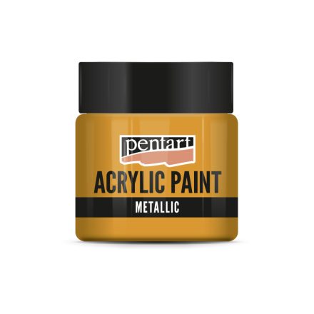 Pentart Metál akrilfesték 50 ml metál narancs - 6242