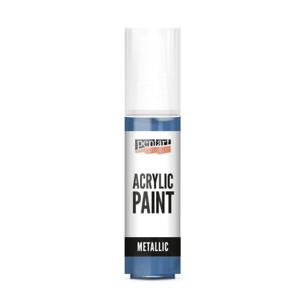 Pentart Metál akrilfesték 20 ml kék - 709
