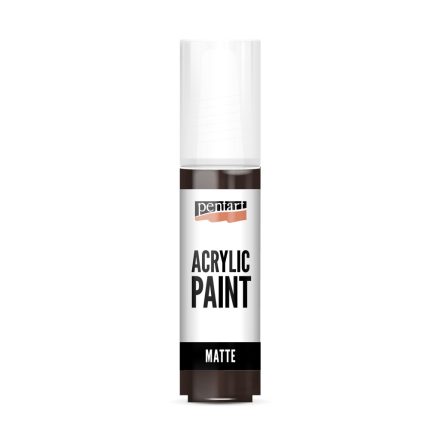 Pentart Matt akrilfesték 20 ml sötétbarna - 87