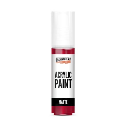 Pentart Matt akrilfesték 20 ml piros - 89