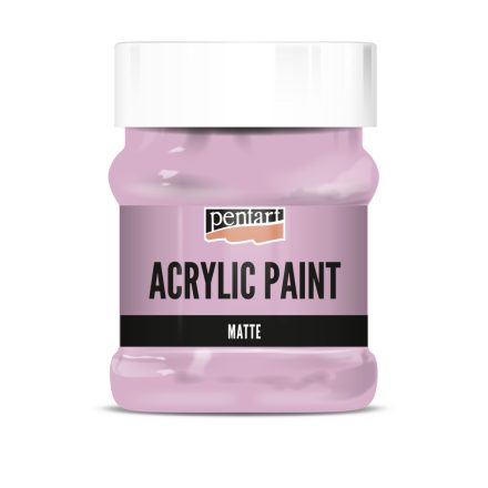Pentart Matt akrilfesték 230 ml rózsaszín - 9725