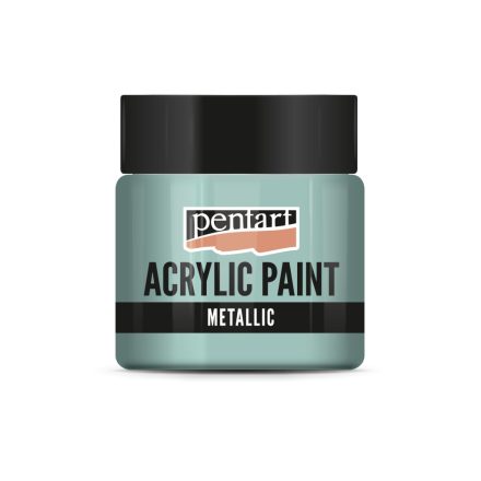 Pentart Metál akrilfesték 50 ml metál türkiz - 9806