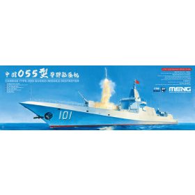  Meng Model PS-009 1:700 Chinese Type-055 Guided-Missile Destroyer