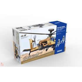   Meng Model QS005 1:35 AH-64D Saraf Heavy Attack Helicopter (Israeli Air Force) Special Edition (incl. Two Resin figures)