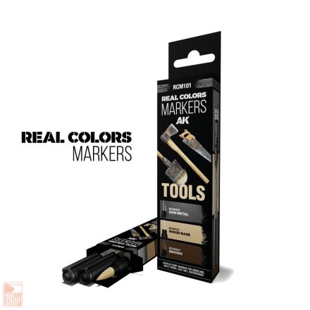AK Interactive Tools - Set 3 Real Colors Markers