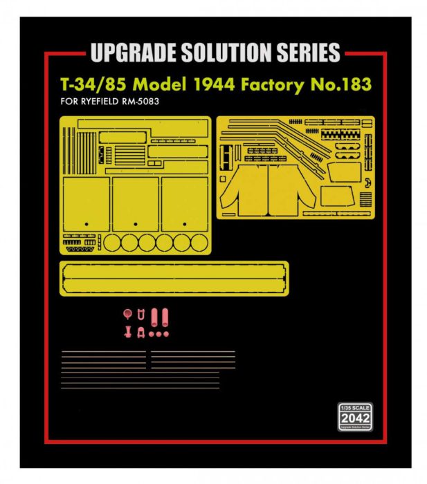 Ryefield model 1:35 Upgrade set for 5083 T-34/85 Model 1944