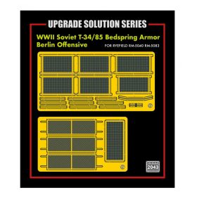   Ryefield model 1:35 WWII Soviet T-34/85 Bedspring Armor (Berlin Offensive) for 5083