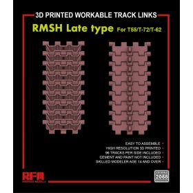   Ryefield model RM2058 1:35 RMSH late type workable track links for T55/T-72/T-62 (3D printed)
