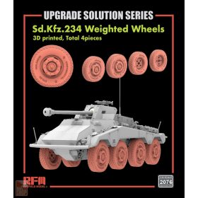   Ryefield model 2076 1:35 3D printed road wheels for Sd.Kfz.234/4 Type A, 8pcs