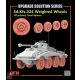 Ryefield model 2076 1:35 3D printed road wheels for Sd.Kfz.234/4 Type A, 8pcs