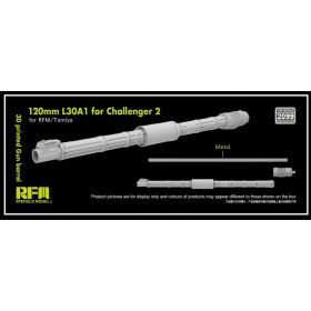   Ryefield model 2099 1:35 3D printed Gun barrel 120mm L30A1 for Challenger 2, for RFM/Tamiya